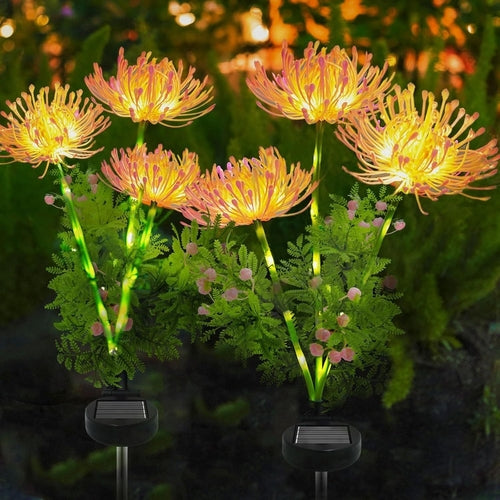 4 Pack Solar Garden Lights Outdoor, Solar Flower Lights