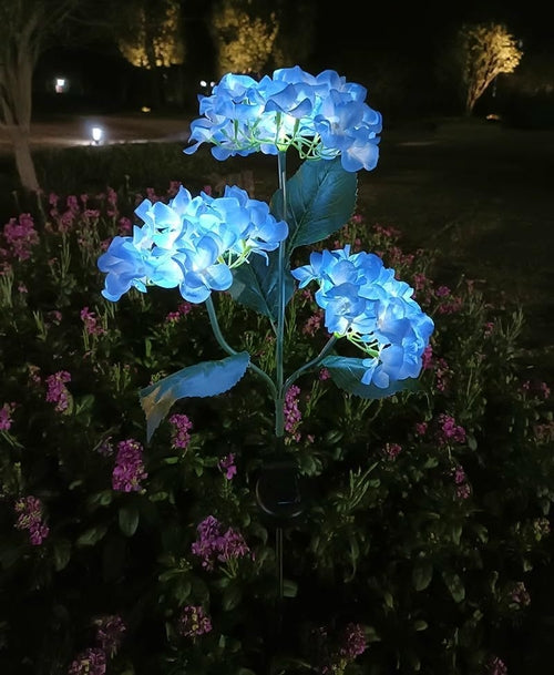 4-piece set of outdoor solar courtyard lights - larger