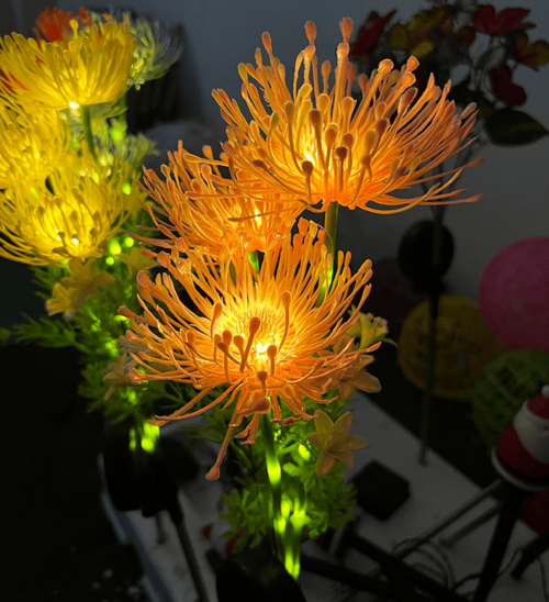 4 Pack Solar Garden Lights Outdoor, Solar Flower Lights