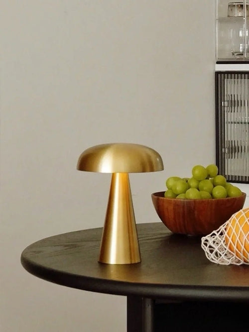 Modern Mushroom Dimmable Portable Led Table Lamp