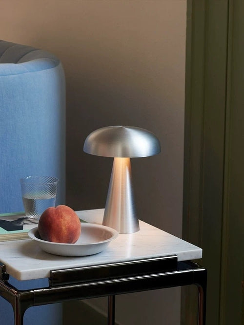 Modern Mushroom Dimmable Portable Led Table Lamp