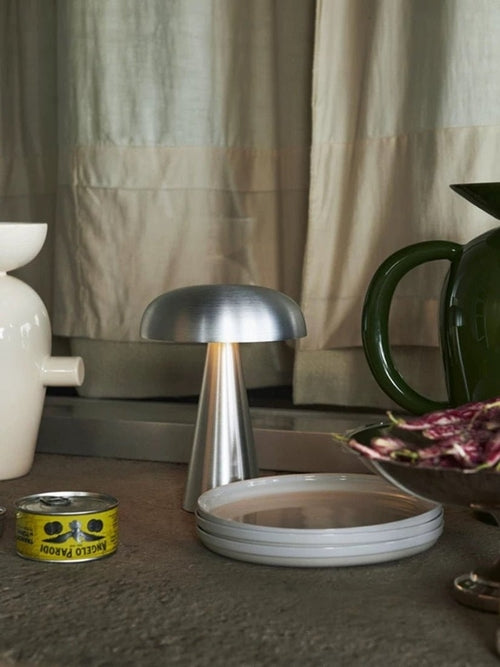 Modern Mushroom Dimmable Portable Led Table Lamp